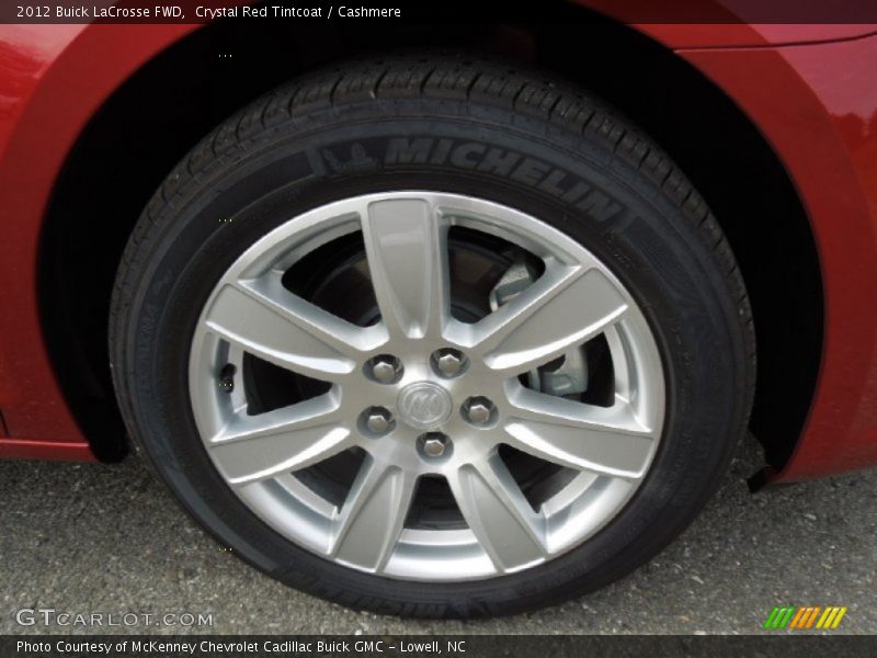 Crystal Red Tintcoat / Cashmere 2012 Buick LaCrosse FWD