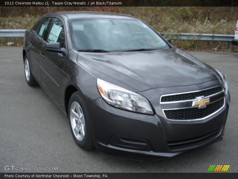 Taupe Gray Metallic / Jet Black/Titanium 2013 Chevrolet Malibu LS