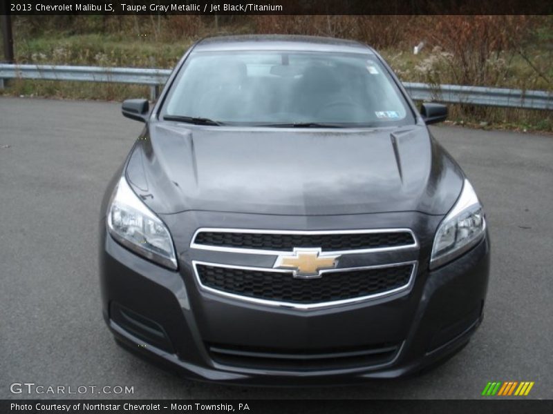 Taupe Gray Metallic / Jet Black/Titanium 2013 Chevrolet Malibu LS