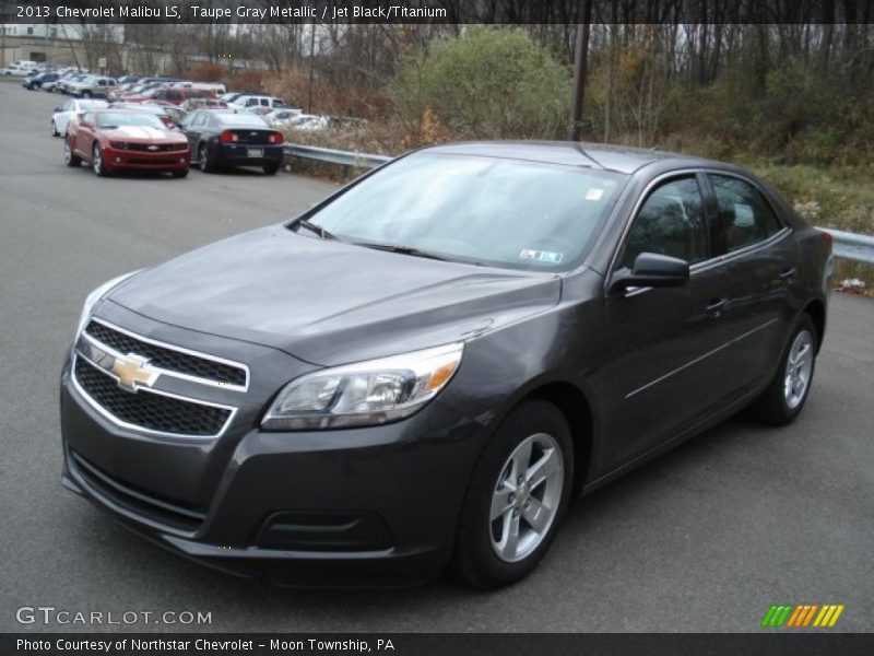 Taupe Gray Metallic / Jet Black/Titanium 2013 Chevrolet Malibu LS