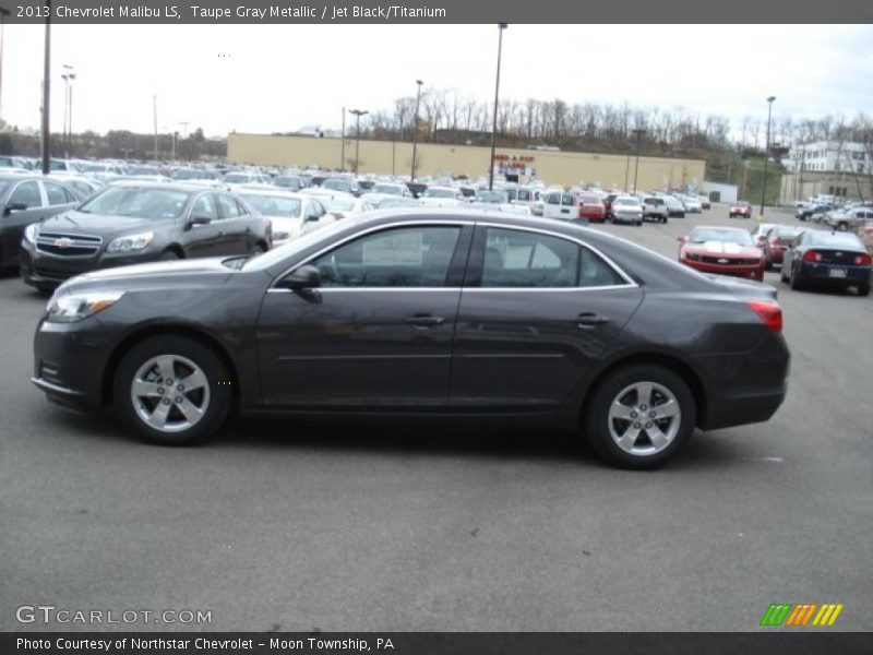 Taupe Gray Metallic / Jet Black/Titanium 2013 Chevrolet Malibu LS