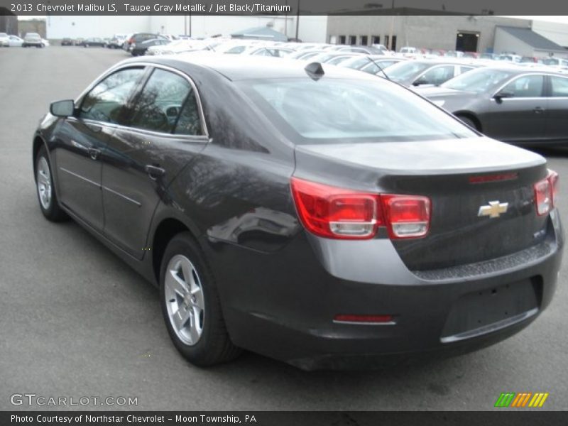 Taupe Gray Metallic / Jet Black/Titanium 2013 Chevrolet Malibu LS