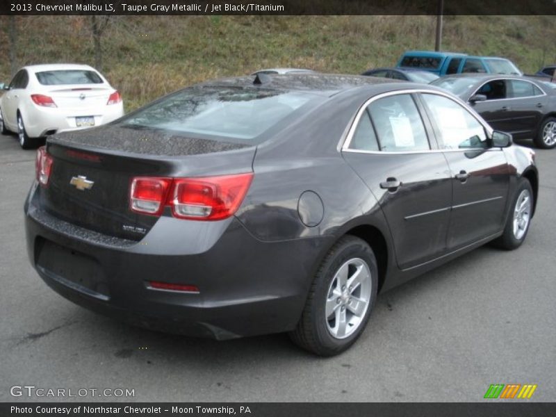Taupe Gray Metallic / Jet Black/Titanium 2013 Chevrolet Malibu LS