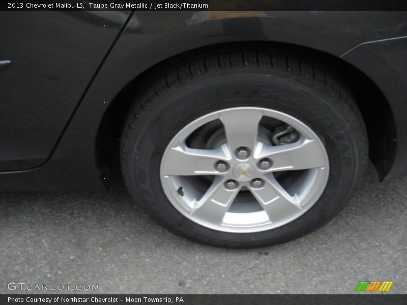 Taupe Gray Metallic / Jet Black/Titanium 2013 Chevrolet Malibu LS