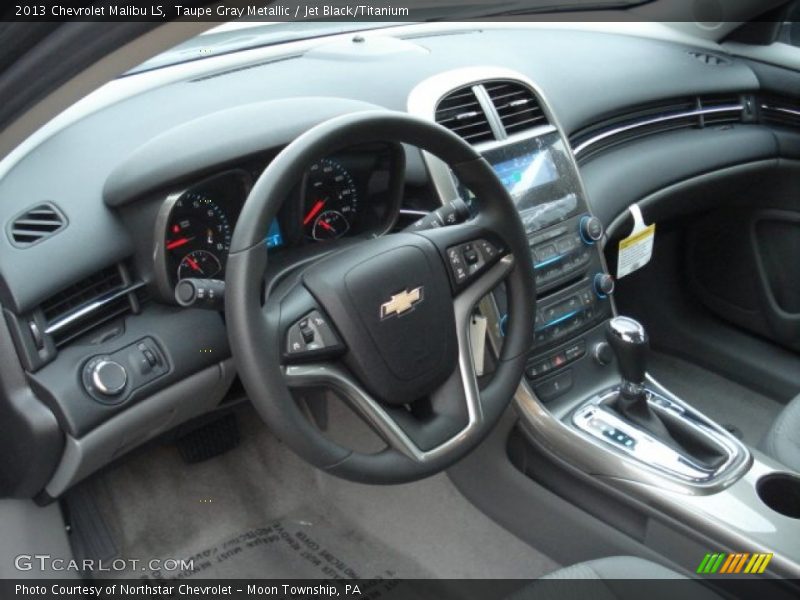 Taupe Gray Metallic / Jet Black/Titanium 2013 Chevrolet Malibu LS