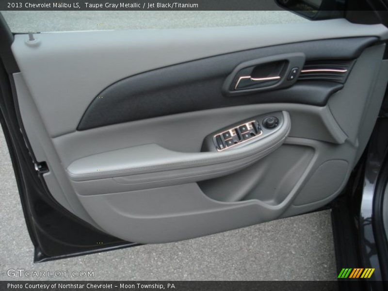 Taupe Gray Metallic / Jet Black/Titanium 2013 Chevrolet Malibu LS