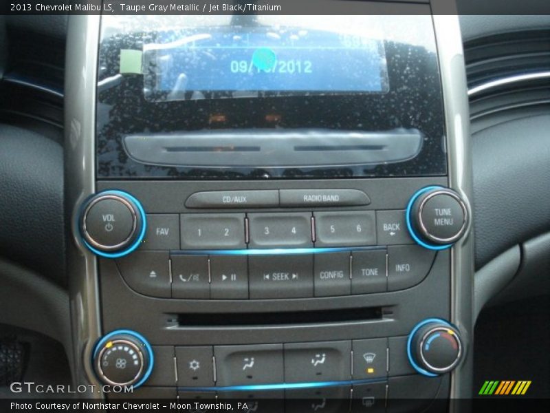 Taupe Gray Metallic / Jet Black/Titanium 2013 Chevrolet Malibu LS
