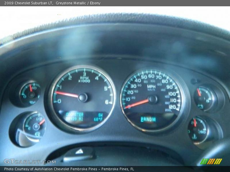 Greystone Metallic / Ebony 2009 Chevrolet Suburban LT