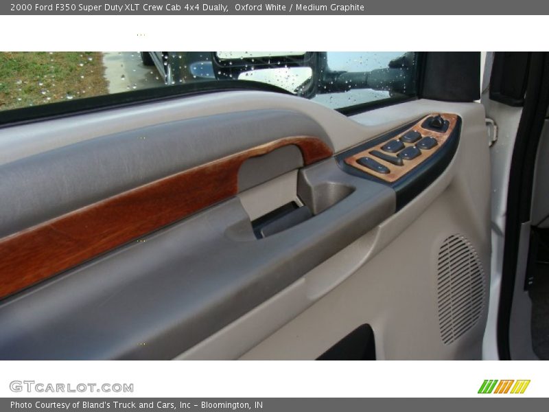 Oxford White / Medium Graphite 2000 Ford F350 Super Duty XLT Crew Cab 4x4 Dually