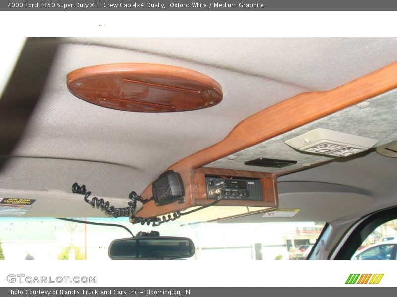 Oxford White / Medium Graphite 2000 Ford F350 Super Duty XLT Crew Cab 4x4 Dually