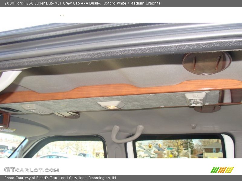 Oxford White / Medium Graphite 2000 Ford F350 Super Duty XLT Crew Cab 4x4 Dually