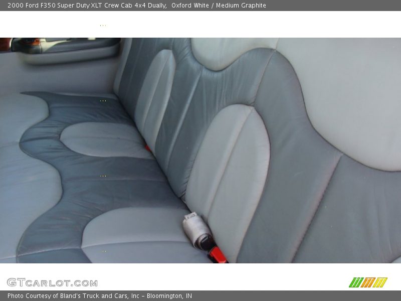 Oxford White / Medium Graphite 2000 Ford F350 Super Duty XLT Crew Cab 4x4 Dually