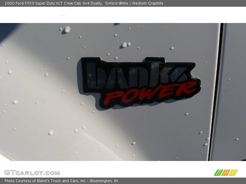 Oxford White / Medium Graphite 2000 Ford F350 Super Duty XLT Crew Cab 4x4 Dually