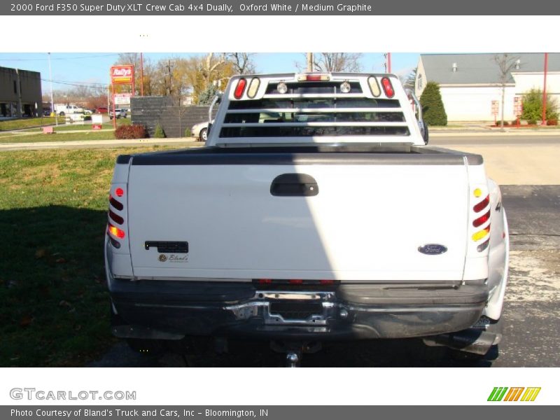 Oxford White / Medium Graphite 2000 Ford F350 Super Duty XLT Crew Cab 4x4 Dually