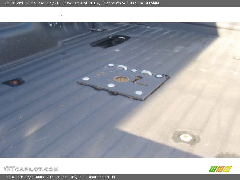 Oxford White / Medium Graphite 2000 Ford F350 Super Duty XLT Crew Cab 4x4 Dually