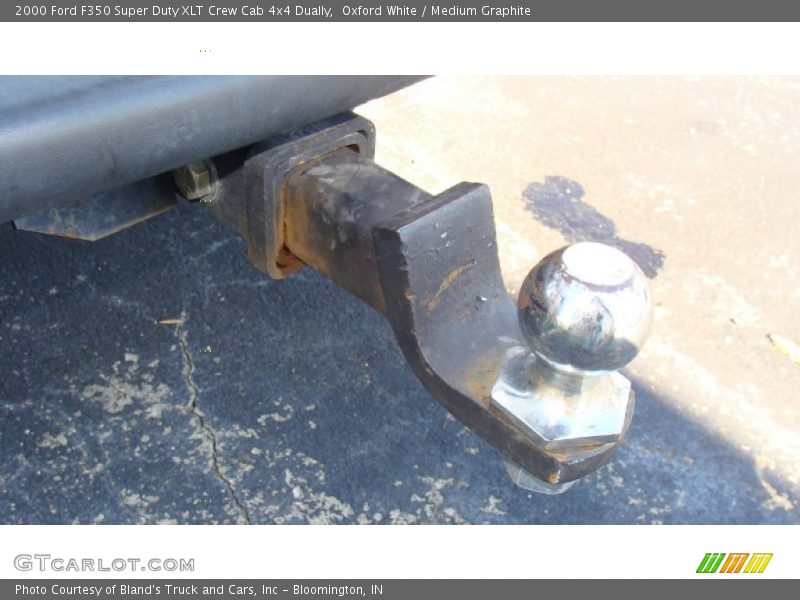 Oxford White / Medium Graphite 2000 Ford F350 Super Duty XLT Crew Cab 4x4 Dually