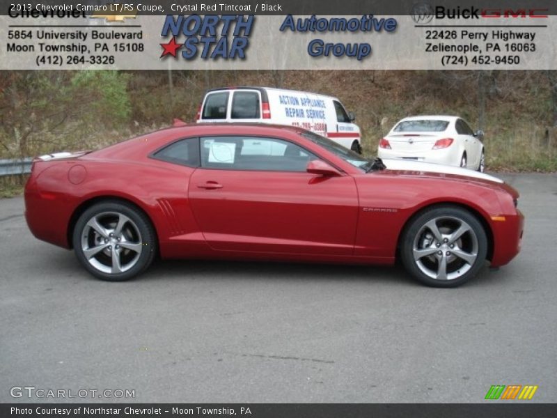 Crystal Red Tintcoat / Black 2013 Chevrolet Camaro LT/RS Coupe