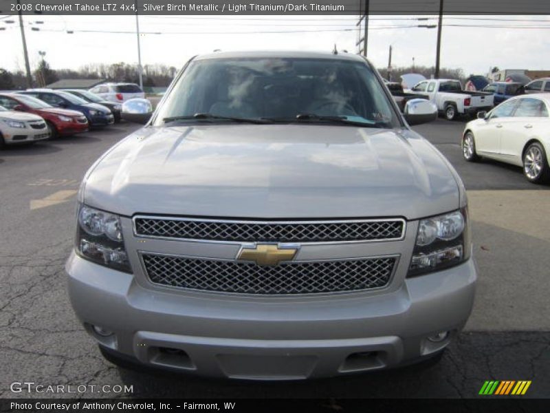 Silver Birch Metallic / Light Titanium/Dark Titanium 2008 Chevrolet Tahoe LTZ 4x4