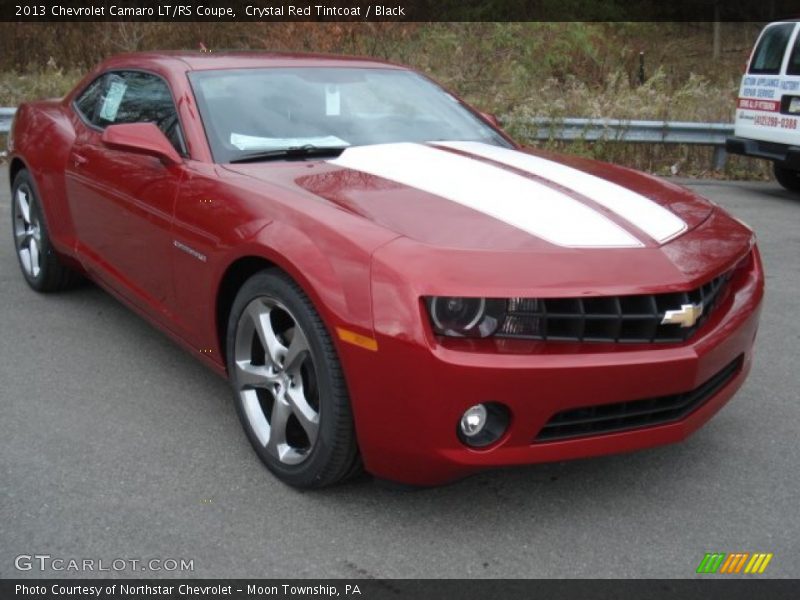 Crystal Red Tintcoat / Black 2013 Chevrolet Camaro LT/RS Coupe