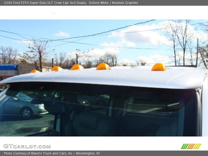 Oxford White / Medium Graphite 2000 Ford F350 Super Duty XLT Crew Cab 4x4 Dually