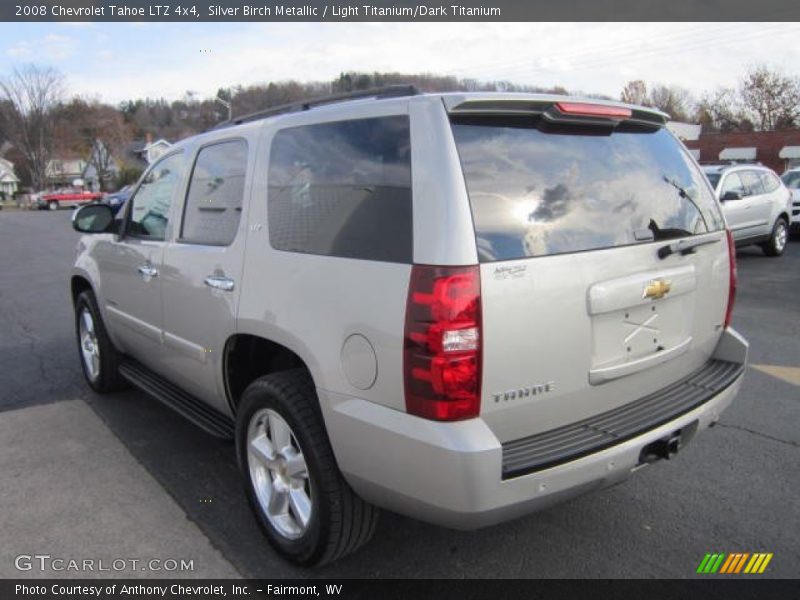 Silver Birch Metallic / Light Titanium/Dark Titanium 2008 Chevrolet Tahoe LTZ 4x4