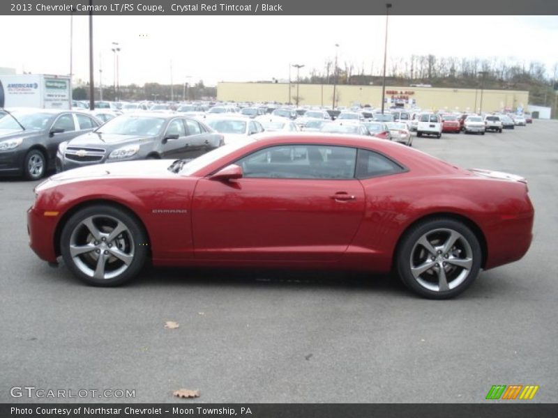 Crystal Red Tintcoat / Black 2013 Chevrolet Camaro LT/RS Coupe