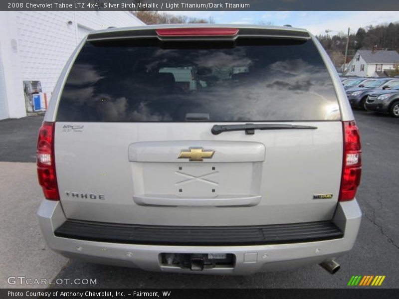 Silver Birch Metallic / Light Titanium/Dark Titanium 2008 Chevrolet Tahoe LTZ 4x4