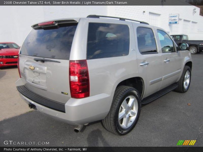 Silver Birch Metallic / Light Titanium/Dark Titanium 2008 Chevrolet Tahoe LTZ 4x4