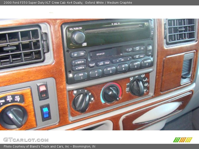 Oxford White / Medium Graphite 2000 Ford F350 Super Duty XLT Crew Cab 4x4 Dually