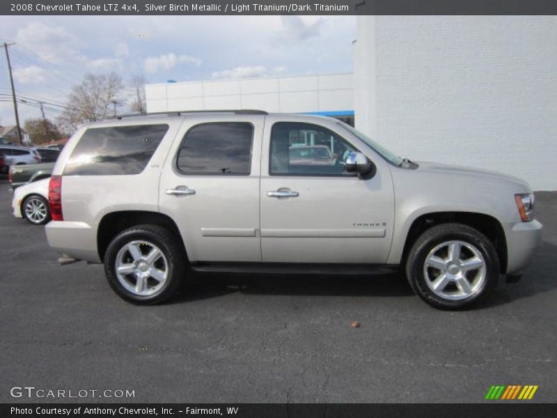 Silver Birch Metallic / Light Titanium/Dark Titanium 2008 Chevrolet Tahoe LTZ 4x4