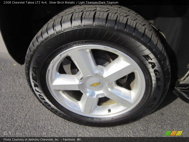 Silver Birch Metallic / Light Titanium/Dark Titanium 2008 Chevrolet Tahoe LTZ 4x4
