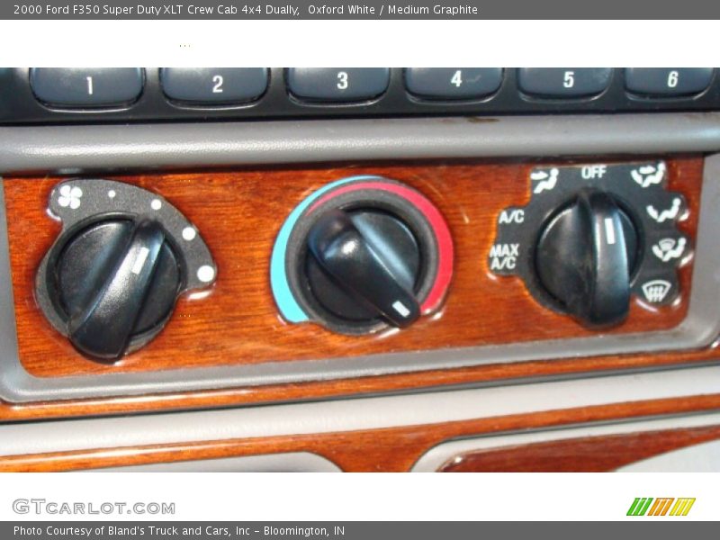 Oxford White / Medium Graphite 2000 Ford F350 Super Duty XLT Crew Cab 4x4 Dually