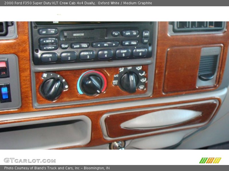 Oxford White / Medium Graphite 2000 Ford F350 Super Duty XLT Crew Cab 4x4 Dually