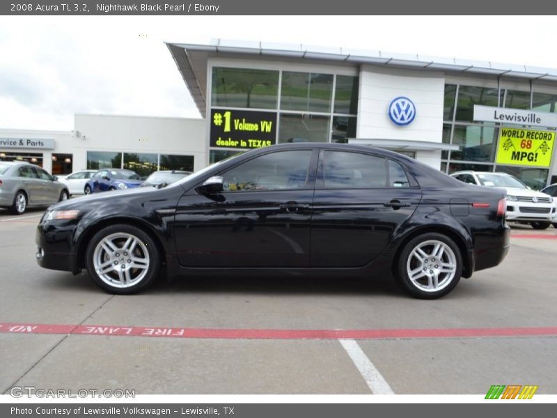 Nighthawk Black Pearl / Ebony 2008 Acura TL 3.2