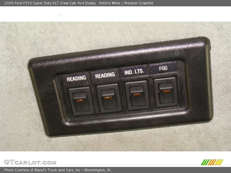 Oxford White / Medium Graphite 2000 Ford F350 Super Duty XLT Crew Cab 4x4 Dually