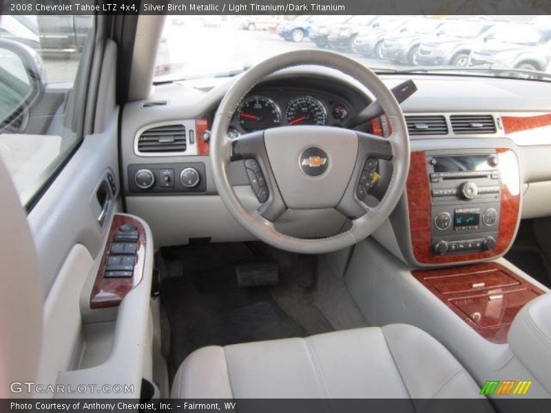 Silver Birch Metallic / Light Titanium/Dark Titanium 2008 Chevrolet Tahoe LTZ 4x4