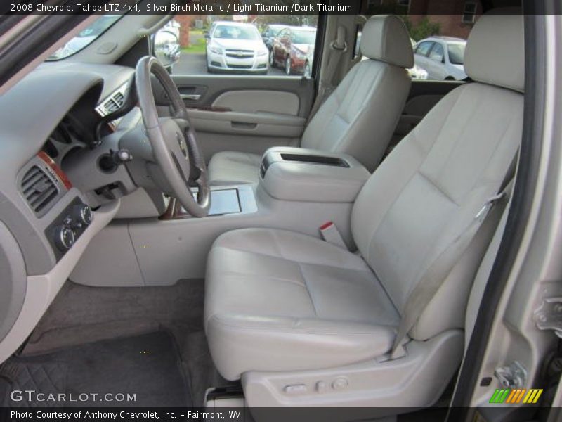 Silver Birch Metallic / Light Titanium/Dark Titanium 2008 Chevrolet Tahoe LTZ 4x4