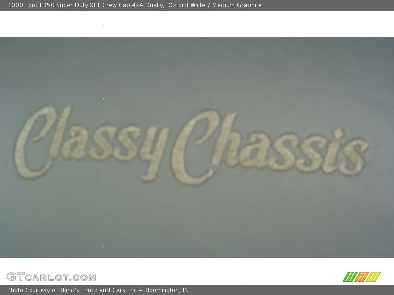 Oxford White / Medium Graphite 2000 Ford F350 Super Duty XLT Crew Cab 4x4 Dually
