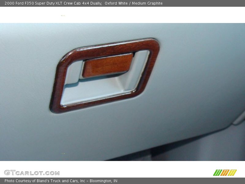 Oxford White / Medium Graphite 2000 Ford F350 Super Duty XLT Crew Cab 4x4 Dually