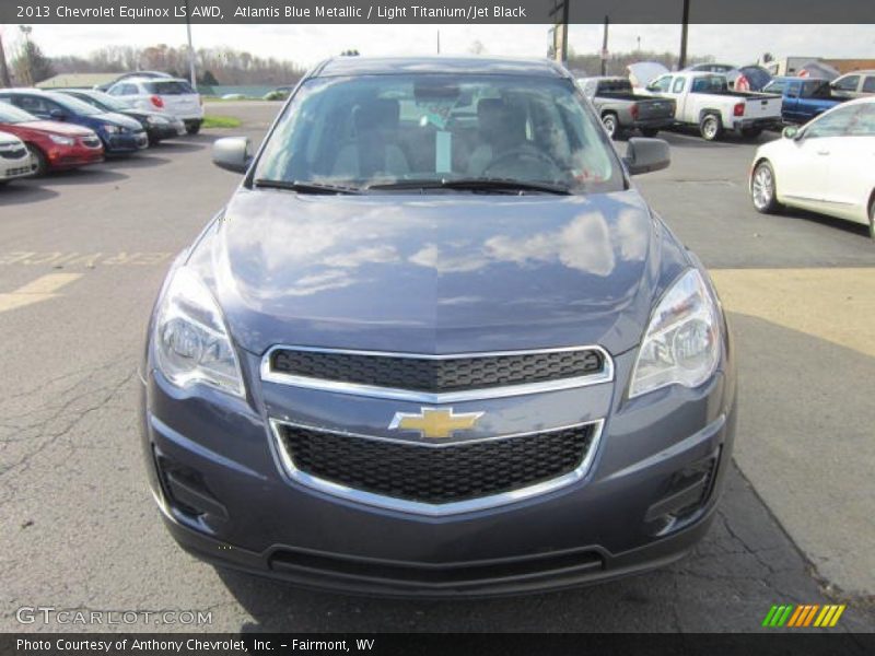 Atlantis Blue Metallic / Light Titanium/Jet Black 2013 Chevrolet Equinox LS AWD