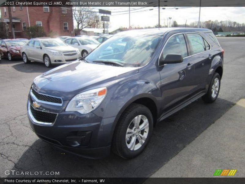 Atlantis Blue Metallic / Light Titanium/Jet Black 2013 Chevrolet Equinox LS AWD