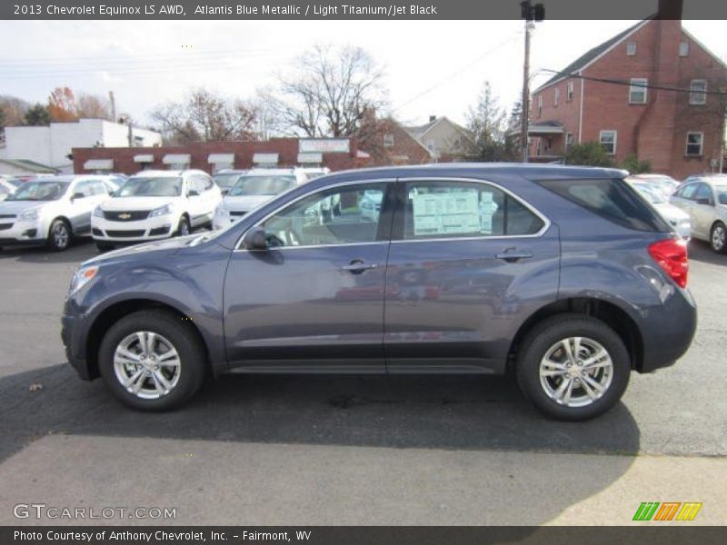 Atlantis Blue Metallic / Light Titanium/Jet Black 2013 Chevrolet Equinox LS AWD