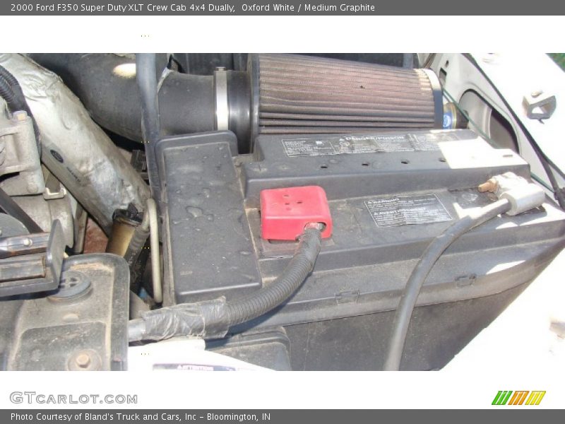Oxford White / Medium Graphite 2000 Ford F350 Super Duty XLT Crew Cab 4x4 Dually