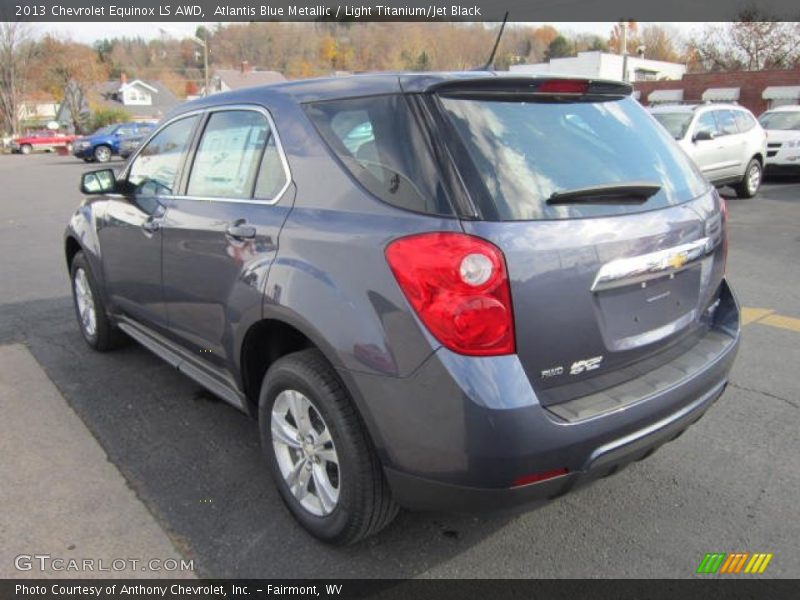 Atlantis Blue Metallic / Light Titanium/Jet Black 2013 Chevrolet Equinox LS AWD