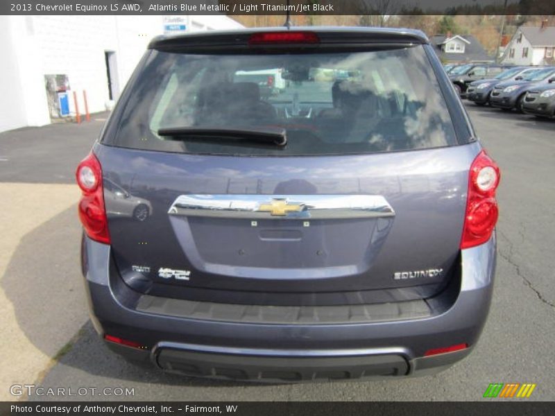 Atlantis Blue Metallic / Light Titanium/Jet Black 2013 Chevrolet Equinox LS AWD
