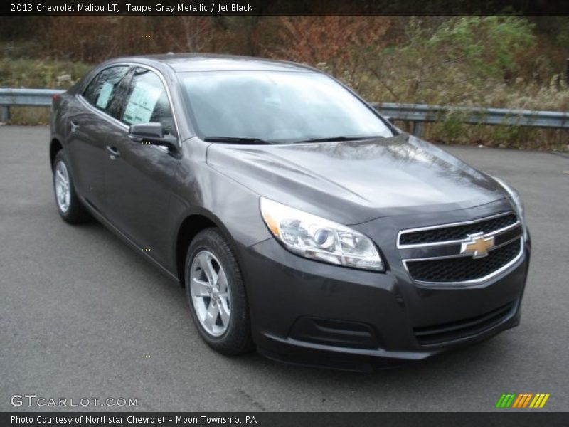 Taupe Gray Metallic / Jet Black 2013 Chevrolet Malibu LT
