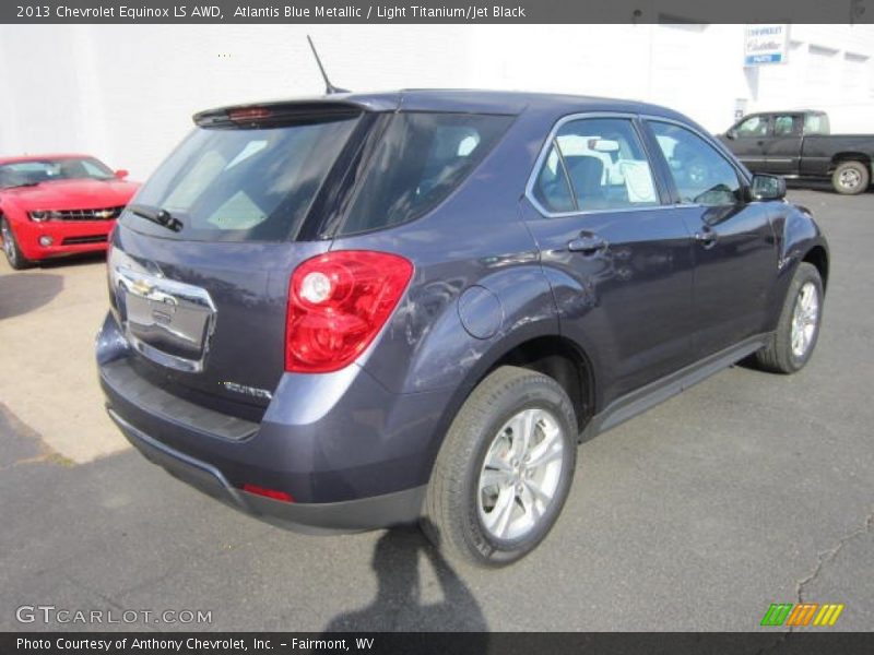Atlantis Blue Metallic / Light Titanium/Jet Black 2013 Chevrolet Equinox LS AWD