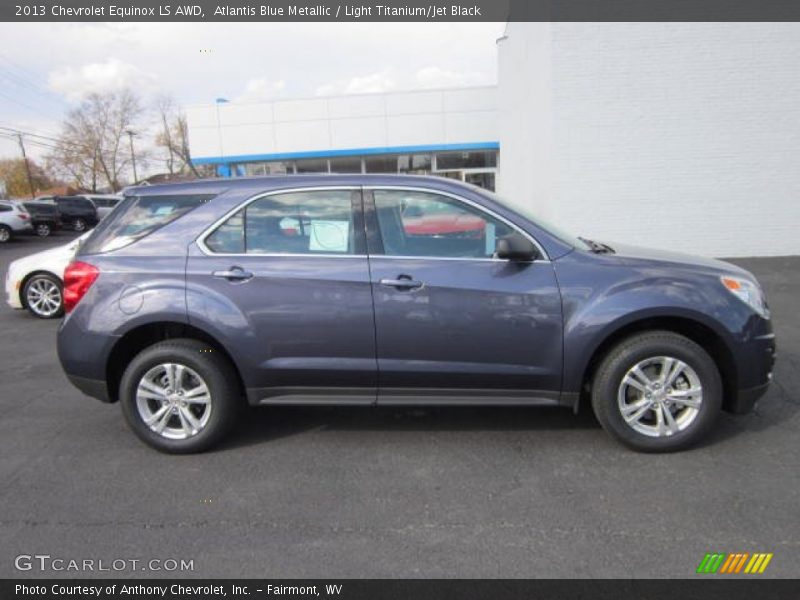 Atlantis Blue Metallic / Light Titanium/Jet Black 2013 Chevrolet Equinox LS AWD