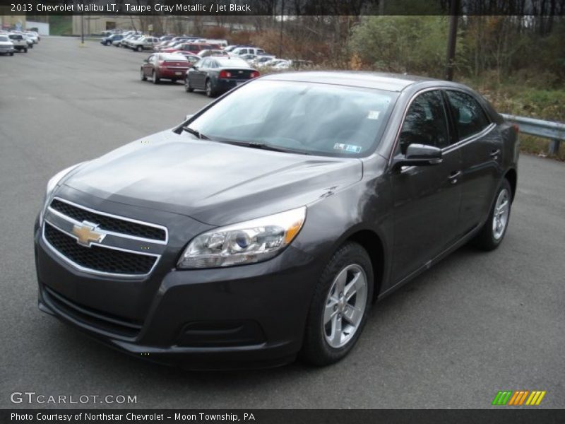Taupe Gray Metallic / Jet Black 2013 Chevrolet Malibu LT