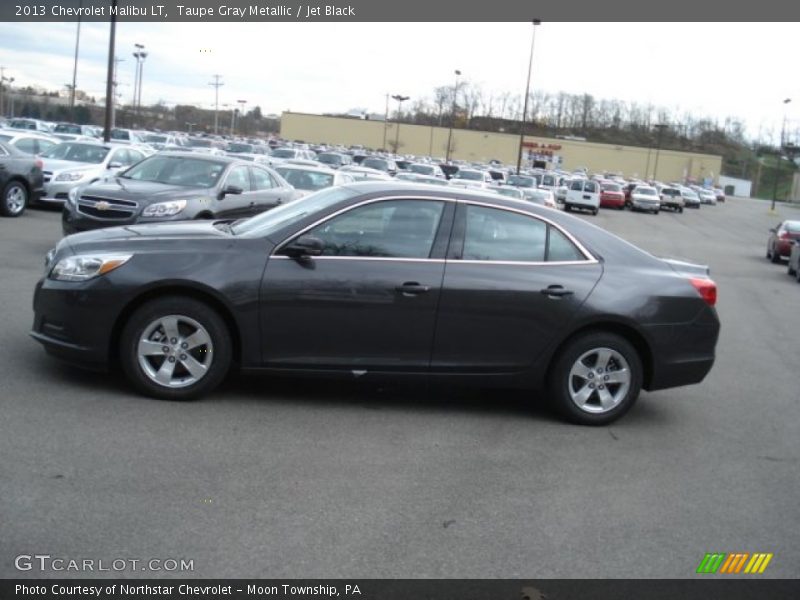 Taupe Gray Metallic / Jet Black 2013 Chevrolet Malibu LT